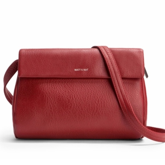 Matt & Nat Handbags - Matt & Nat blinkin red crossbody bag